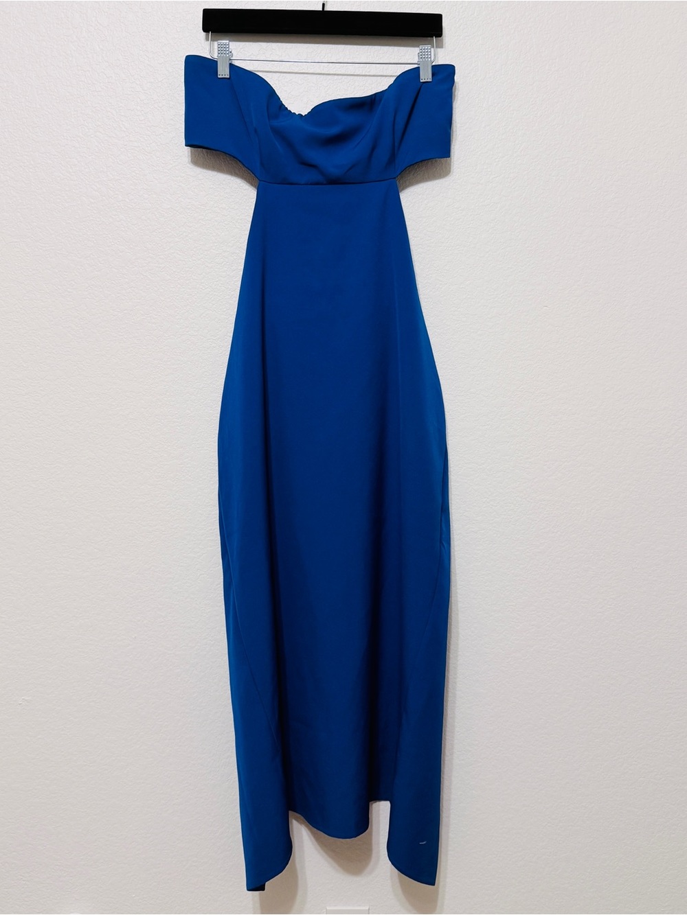 🦋 Lovers and Friends| Cobalt Blue Strapless Bandeau Maxi Dress NWT XL